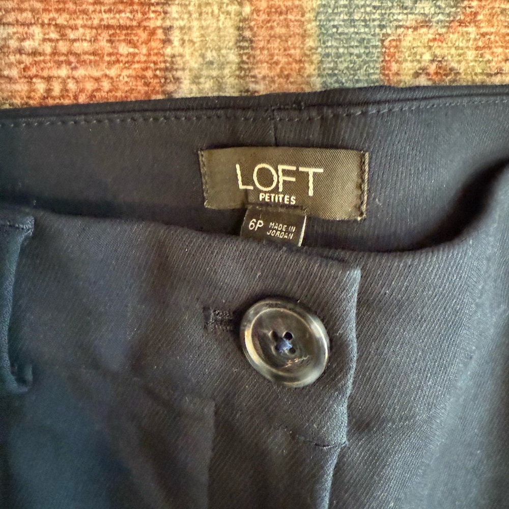 Loft navy skinny pants - Picture 2 of 2
